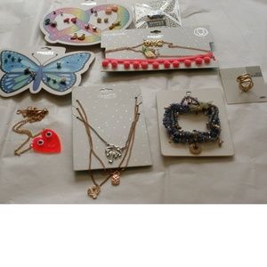 Lot of Girl's Jewelry - Earrings and necklaces